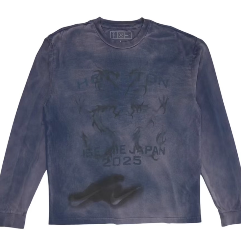 CACTUS JACK BY TRAVIS SCOTT X FRAGMENT X NIKE HOUSTON TO ISE MIE LONG-SLEEVE